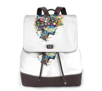 OAZCVBNN Artificial Intelligence Brain Print Elegant Women'S Backpack Stylish Versatile Rucksack For Gym Weekend Adventures