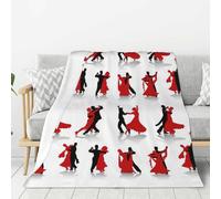 OAZCVBNN Ballroom Dance Print Year-Round Versatility Blanket Couch Blankets Bedding Gifts Super Soft Hand Feel