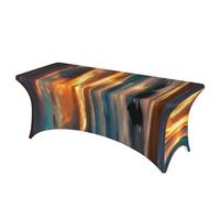 OAZCVBNN Beach Maui Hawaii Sunset Sea Waves Clouds Print Exceptional Rectangular Elastic Table Cover Large Rectangular Easy Installation