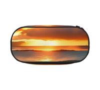 OAZCVBNN Beach Maui Hawaii Sunset Sea Waves Clouds Print Lightweight Convenience Pencil Bag School Students Pen Case Makeup Travel Boy Girl