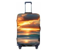 OAZCVBNN Beach Maui Hawaii Sunset Sea Waves Clouds Print Washable Suitcase Universal Elastic Luggage Protector Travel Sleeve Accessory