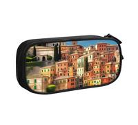 OAZCVBNN Beautiful Italy Print Pencil Case Storage Makeup Erasers Pens Students School Office Multi-Scenes Use