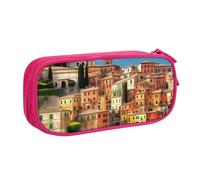 OAZCVBNN Beautiful Italy Print Pencil Case Storage Makeup Erasers Pens Students School Office Multi-Scenes Use