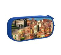 OAZCVBNN Beautiful Italy Print Pencil Case Storage Makeup Erasers Pens Students School Office Multi-Scenes Use