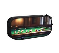 OAZCVBNN Billiard Print Pencil Case Storage Makeup Erasers Pens Students School Office Multi-Scenes Use