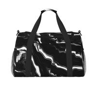 OAZCVBNN Black White Marble Print Print Women Men Hand Tote Lightweight Foldable Versatile Business Travel Shoulder Bag
