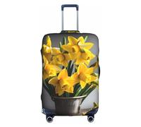 OAZCVBNN Bouquet of Daffodils Print Universal Travel Suitcase Cover Weekend Getaways Trips Elastic Luggage Protector