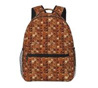 OAZCVBNN Brown Horse Print Leisure Backpack Lightweight Family Travel Everyday Use Commutes Outdoor Bag