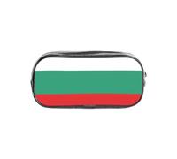 OAZCVBNN Bulgarian Flag Print Boys Girls for Transparent Stationery Organizer Clear Pencil Case Pouch Supplies