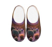 OAZCVBNN Cactus Desert Sunsets Print Versatile Use Anti Pilling Washable Slippers for Women Men Cozy Stylish shoes