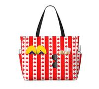 OAZCVBNN Canadian flag Print Reusable Bag Stylish Summer Lightweight Vacation Picnic Gym Camping Versatile Use