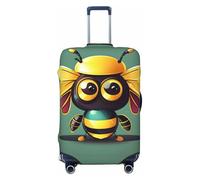 OAZCVBNN Cartoon Bee Print Unique Suitcase Covers Travel Luggage Cover with Elastic Anti Scratch Design