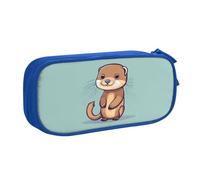 OAZCVBNN Cartoon Cute Otters Print Pencil Case Storage Makeup Erasers Pens Students School Office Multi-Scenes Use