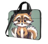 OAZCVBNN Cartoon Cute Raccoon Print Versatile Laptop Bag Stylish Laptops Case With Messenger Shoulder Briefcase Options