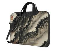 OAZCVBNN Chinese Painting Print Versatile Laptop Bag Stylish Laptops Case With Messenger Shoulder Briefcase Options