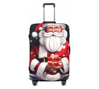OAZCVBNN Christmas Santa Clauss Print Washable Suitcase Universal Elastic Luggage Protector Travel Sleeve Accessory