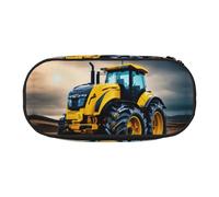 OAZCVBNN Company Farm Tractor Print Lightweight Convenience Pencil Bag School Students Pen Case Makeup Travel Boy Girl