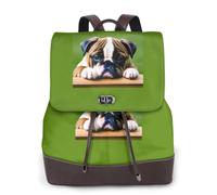 OAZCVBNN Cute Bulldog Puppy Print Elegant Women'S Backpack Stylish Versatile Rucksack For Gym Weekend Adventures