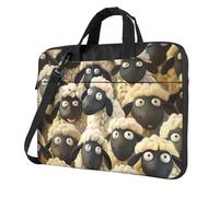 OAZCVBNN Cute Cartoon Sheep Print Versatile Laptop Bag Stylish Laptops Case With Messenger Shoulder Briefcase Options