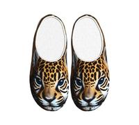 OAZCVBNN Cute Jaguar Print Versatile Use Anti Pilling Washable Slippers for Women Men Cozy Stylish shoes