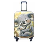 OAZCVBNN Cute Koala Mom Print Unique Suitcase Covers Travel Luggage Cover with Elastic Anti Scratch Design
