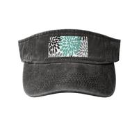 OAZCVBNN Dahlia Flower Print Washed Unique Cap Vintage Hat Adjustable Buckle Classic Fashion Casual Sport Caps Black