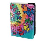 OAZCVBNN Dancing Thanksgiving Bear Print Men and Women Passport Document Wallet Case Cover for Business and Leisure Trips