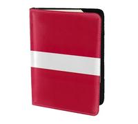 OAZCVBNN Danish Flag Print Men and Women Passport Document Wallet Case Cover for Business and Leisure Trips