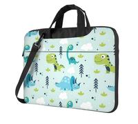 OAZCVBNN Dinosaur Pattern Print Versatile Laptop Bag Stylish Laptops Case With Messenger Shoulder Briefcase Options