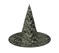 OAZCVBNN Dollar Sign Money Print Unisex Halloween Witch Hat For Carnival Cosplay Foldable Cap And Themed Parties