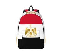 OAZCVBNN Egyptian Flag Print Unisex Lightweight Backpack Stylish Double Shoulder Bag For Travel Daily Commuting