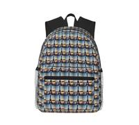 OAZCVBNN Eiffel Tower Print Casual Backpack Travel Outdoor Adventures Commuting Lightweight Dual Shoulder Bag