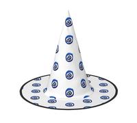 OAZCVBNN Evil Eyes Print Festive Carnival Party Hat For Adults Season Cosplay Costume Celebration Headwear