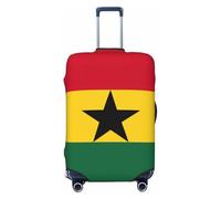 OAZCVBNN Flag of Ghana Print Unique Suitcase Covers Travel Luggage Cover with Elastic Anti Scratch Design