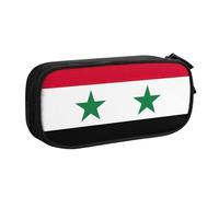OAZCVBNN Flag of The Syrian Arab Republic Print Pencil Case Storage Makeup Erasers Pens Students School Office Multi-Scenes Use
