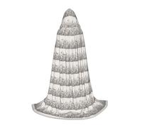 OAZCVBNN Floral Herbs Botanical Engraving Print Wizard Robe Halloween And Carnival Parties Hooded Cloak For Men Women Teens Kids