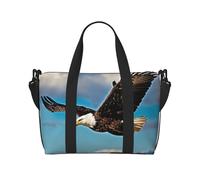 OAZCVBNN Flying Eagle Print Unisex Versatile Hand Travel Bag Lightweight Weekend Camping Outdoor Adventur