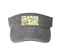 OAZCVBNN Fresh Tropical Lemons Print Washed Unique Cap Vintage Hat Adjustable Buckle Classic Fashion Casual Sport Caps