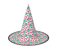 OAZCVBNN Fruits Watermelon Print Festive Carnival Party Hat For Adults Season Cosplay Costume Celebration Headwear