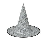 OAZCVBNN Funny Dollar Money Print Unisex Halloween Witch Hat For Carnival Cosplay Foldable Cap And Themed Parties