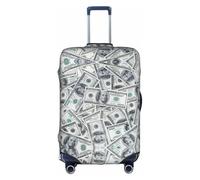 OAZCVBNN Funny Dollar Money Print Universal Travel Suitcase Cover Weekend Getaways Trips Elastic Luggage Protector