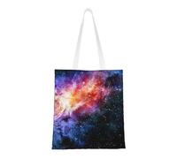 OAZCVBNN Galaxy In The Universe Print Stylish Bag Shopping Bags Lightweight Versatile Travel Work Gym Beach All-Day Use
