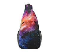 OAZCVBNN Galaxy in The UniversePrint Cross Chest Bag Diagonally Sling Gym Trips Weekend Getaways Crossbody Backpack