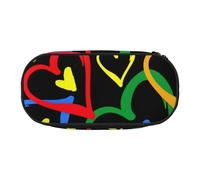 OAZCVBNN Gay Pride Rainbow Print Lightweight Convenience Pencil Bag School Students Pen Case Makeup Travel Boy Girl