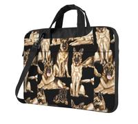 OAZCVBNN German Shepherd Dog Print Versatile Laptop Bag Stylish Laptops Case With Messenger Shoulder Briefcase Options