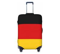 OAZCVBNN Germany Flag Print Washable Suitcase Universal Elastic Luggage Protector Travel Sleeve Accessory
