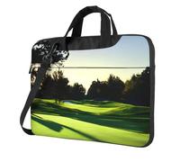 OAZCVBNN Golf Course Print Versatile Laptop Bag Stylish Laptops Case With Messenger Shoulder Briefcase Options