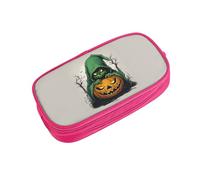 OAZCVBNN Green Ghost Horror Halloween Pumpkin 1 Print Pencil Case Storage Makeup Erasers Pens Students School Office Multi-Scenes Use