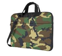OAZCVBNN Green Military Camo Print Versatile Laptop Bag Stylish Laptops Case With Messenger Shoulder Briefcase Options