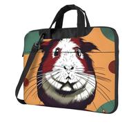 OAZCVBNN Guinea Pig Pattern Print Versatile Laptop Bag Stylish Laptops Case With Messenger Shoulder Briefcase Options